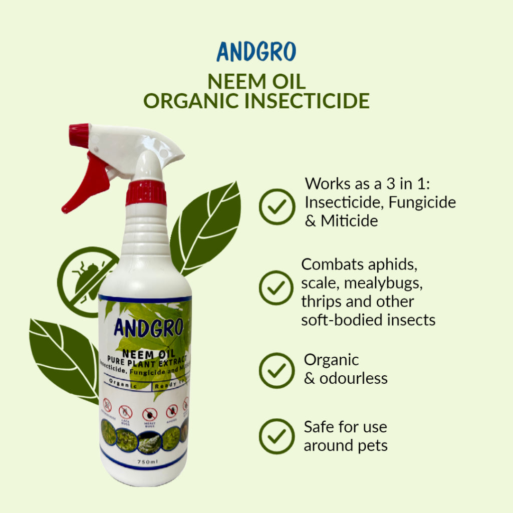 Neem Oil Organic Insecticide 750ml